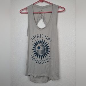 NWOT Spiritual Gangster namaste dry open back tank